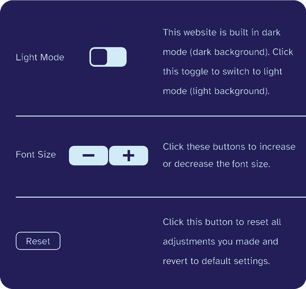 Toggle Button Accessibility Ensuring Accessibility | ENCELTO™ (revakinagene taroretcel-lwey)